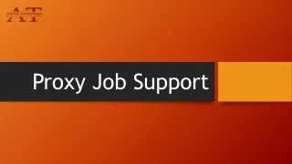 proxy job support