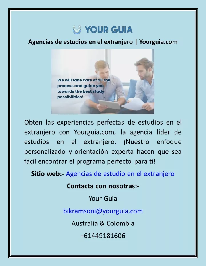 agencias de estudios en el extranjero yourguia com