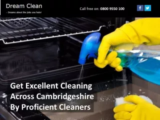 Get Excellent Cleaning Across Cambridgeshire By Proficient Cleaners