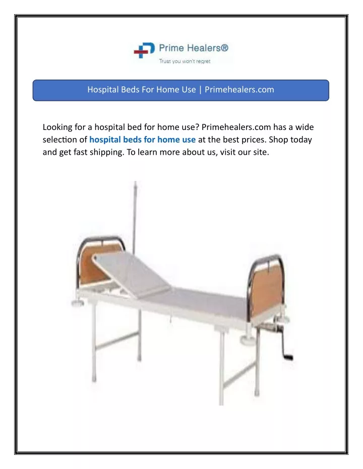 hospital beds for home use primehealers com