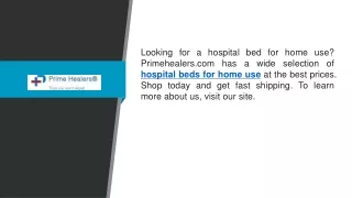 Hospital Beds For Home Use Primehealers.com