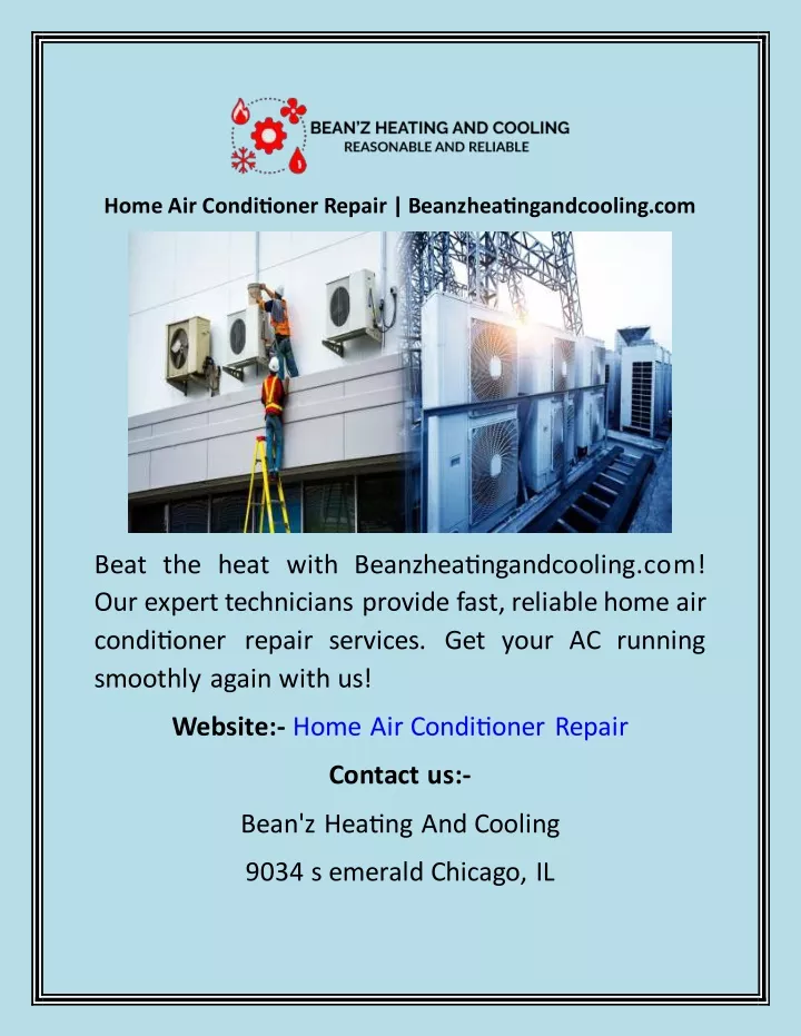 home air conditioner repair