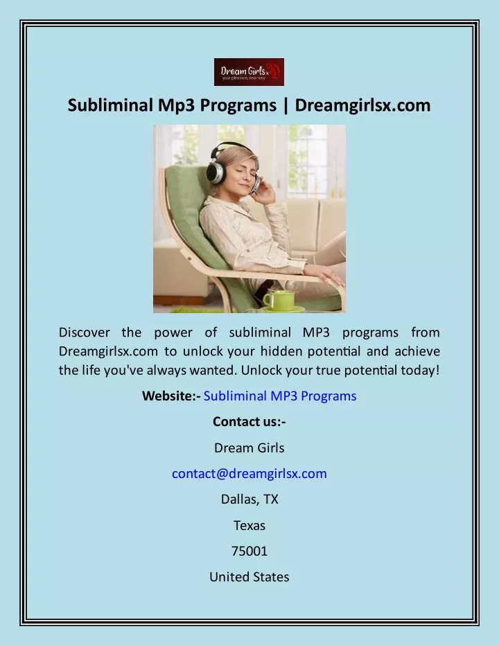 subliminal mp3 programs dreamgirlsx com