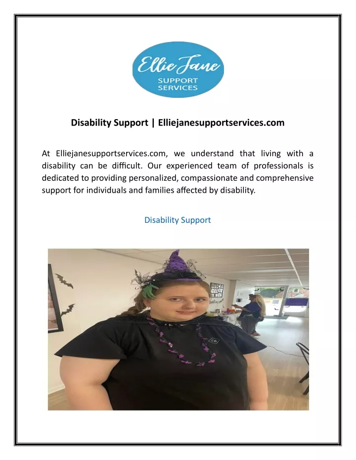 disability support elliejanesupportservices com