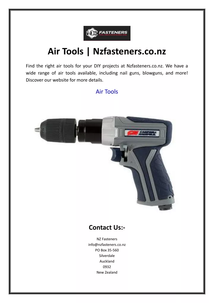 air tools nzfasteners co nz