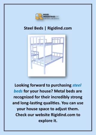 Steel Beds | Rigidind.com