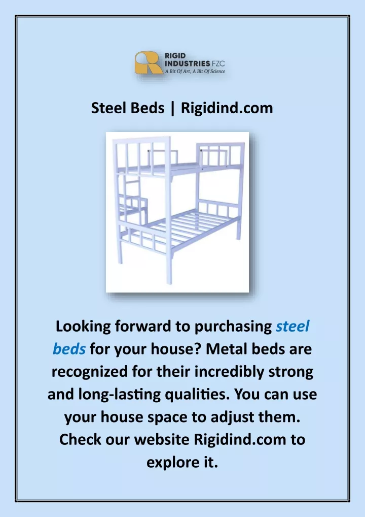 steel beds rigidind com