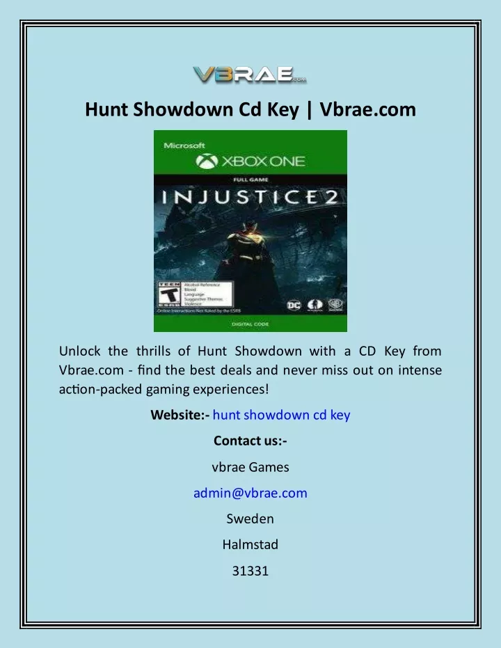hunt showdown cd key vbrae com