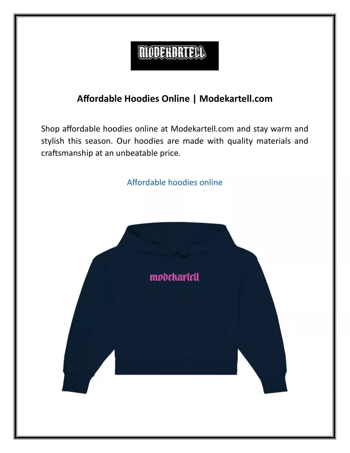 affordable hoodies online modekartell com