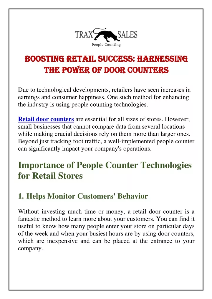 boosting retail success harnessing boosting