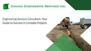 Engineering Services Consultant Your Guide to Success in Complex Projects