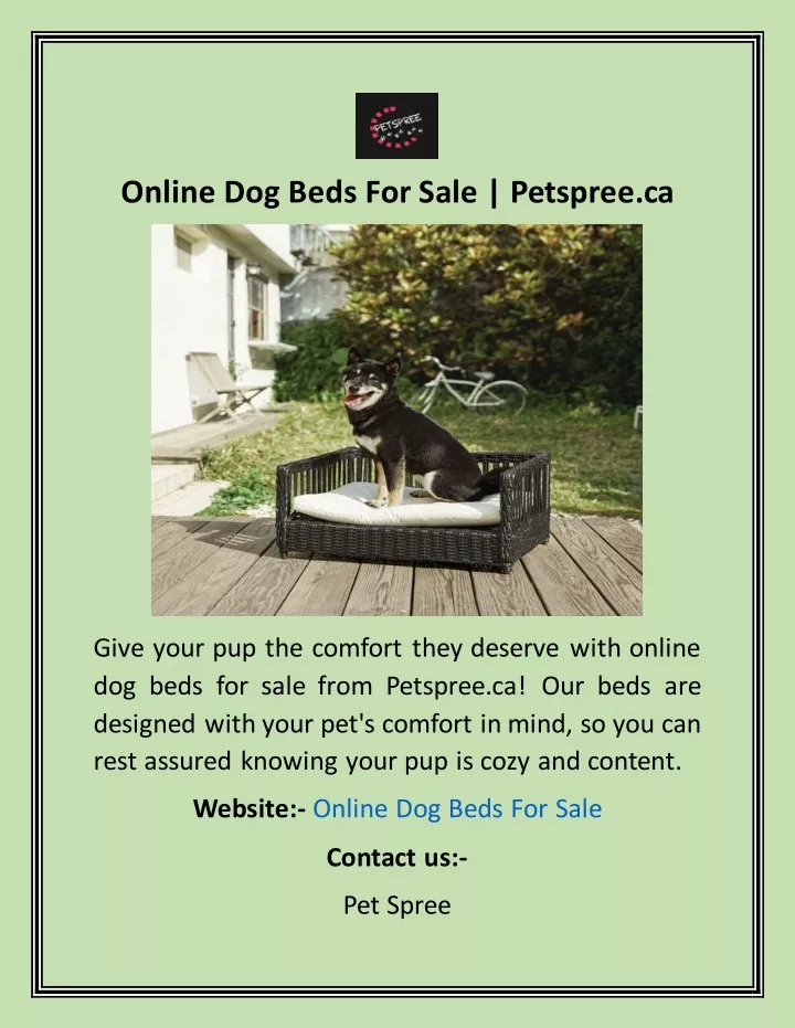 online dog beds for sale petspree ca