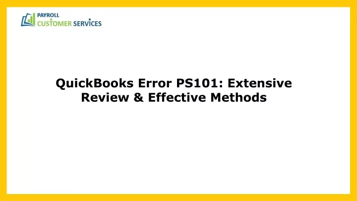 quickbooks error ps101 extensive review effective