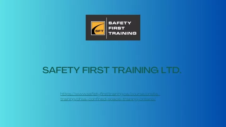 safety first training ltd