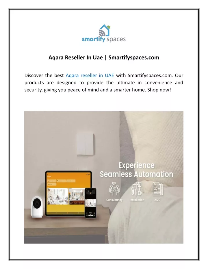 aqara reseller in uae smartifyspaces com