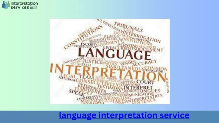 language interpretation service