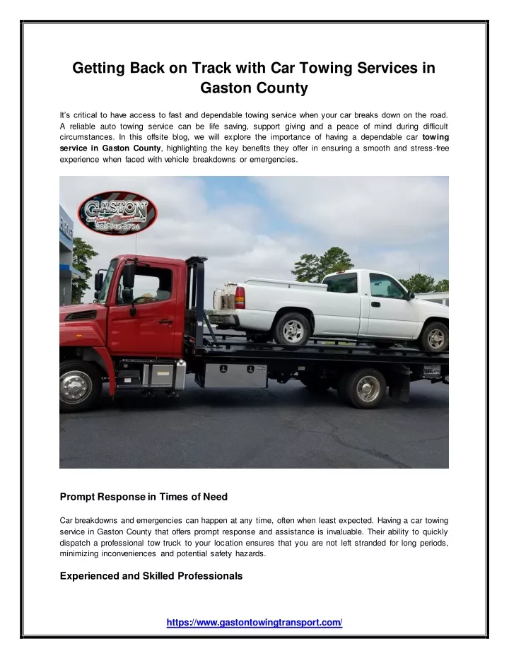getting back on track with car towing services