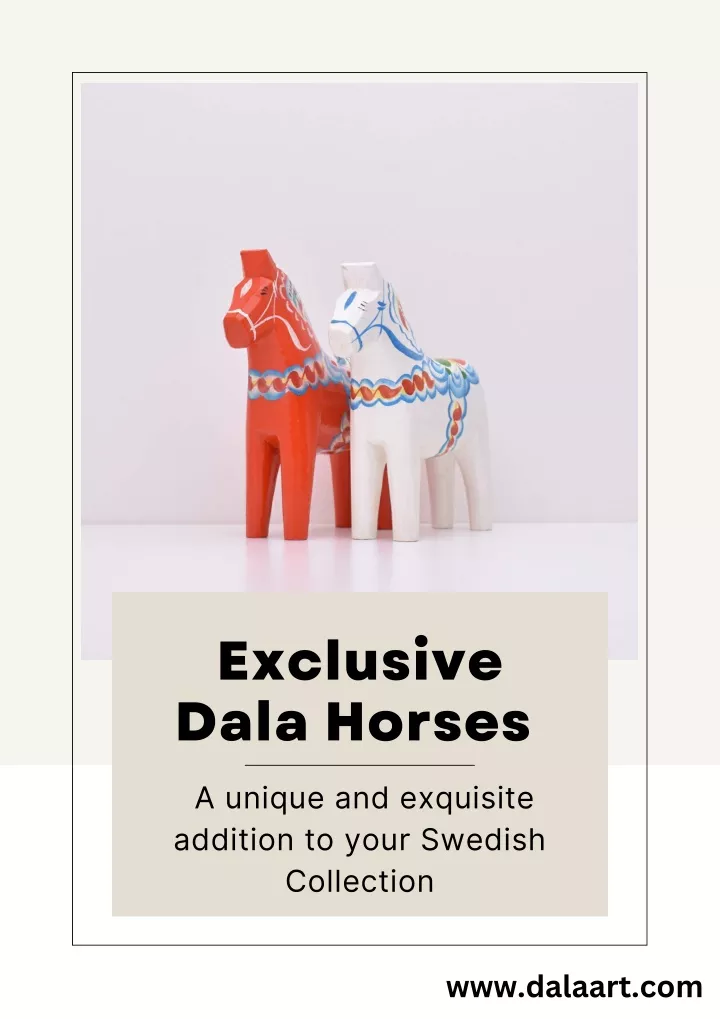 exclusive dala horses