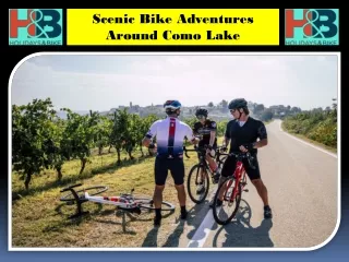Scenic Bike Adventures around Como Lake