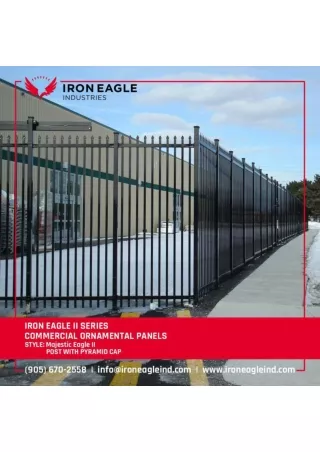 Safeguarding Elegance Discover Iron Eagle Industries Unmatched Craftsmanship in Fences Gates