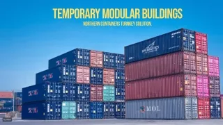 Temporary Modular | Northern Containers