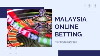 Malaysia Online Betting GDBET333