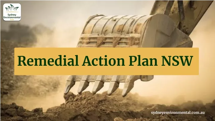 remedial action plan nsw