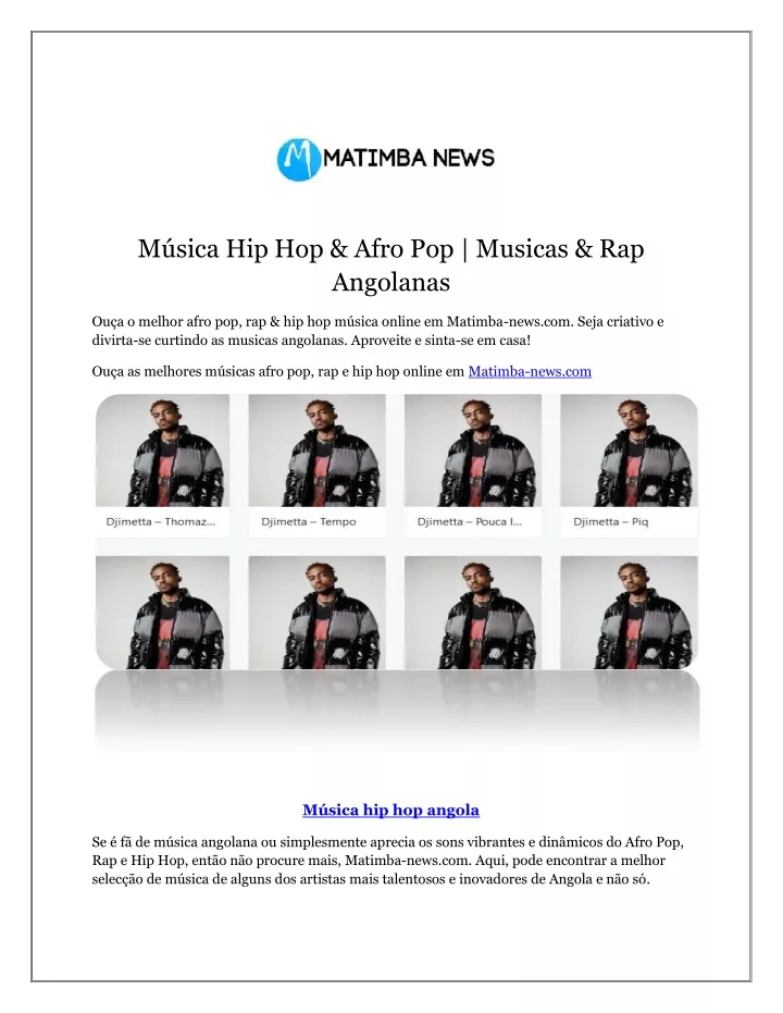 m sica hip hop afro pop musicas rap angolanas