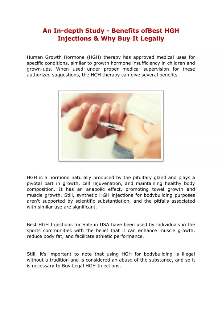 an in depth study benefits ofbest hgh injections