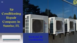 AC Maintenance Services in Weston, FL