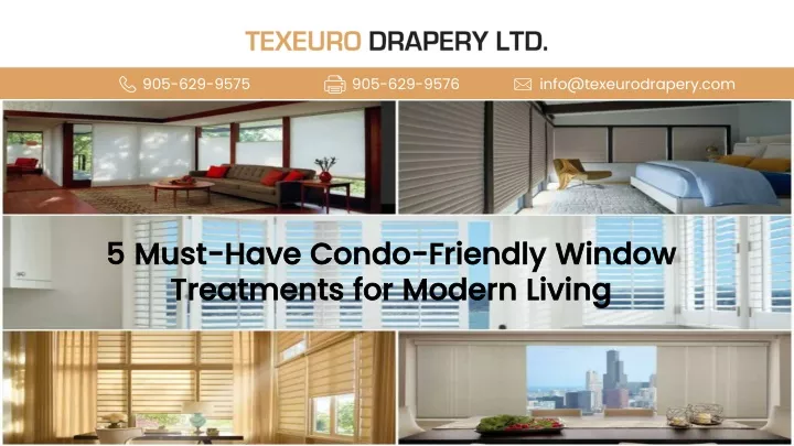 5 must have condo friendly window treatments