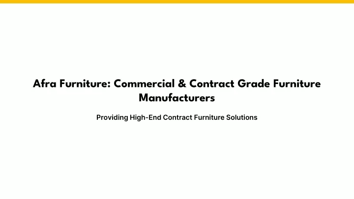 afra furniture commercial contract grade furniture manufacturers