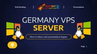 Embrace the Performance and Power of Germany VPS Server Hosting by Germany Server Hosting
