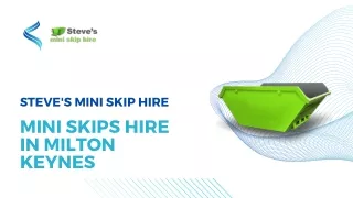 How Mini Skips Can Streamline Your Waste Management in Milton Keynes