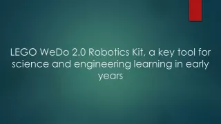 lego wedo 2 0 robotics kit a key tool for science and engineering learning in early years