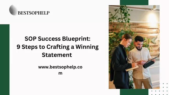 sop success blueprint 9 steps to crafting