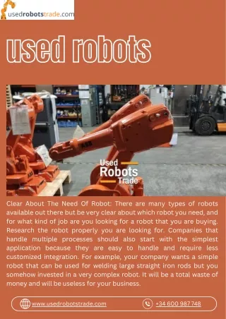 used robots