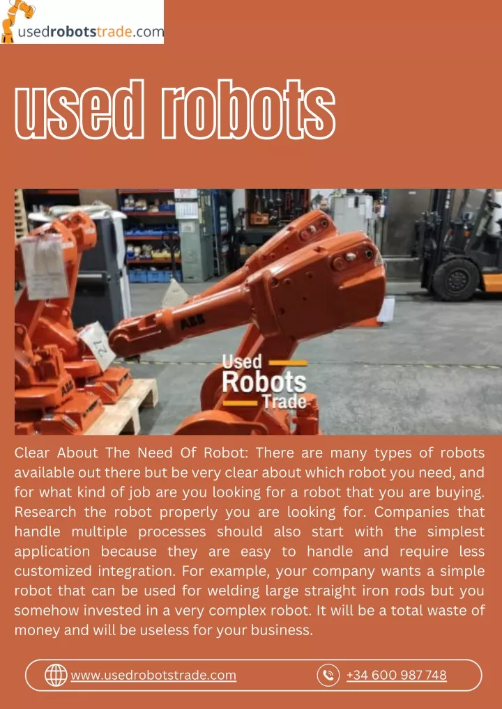 used robots