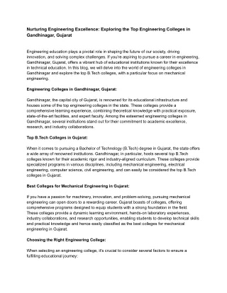 nurturing engineering excellence exploring