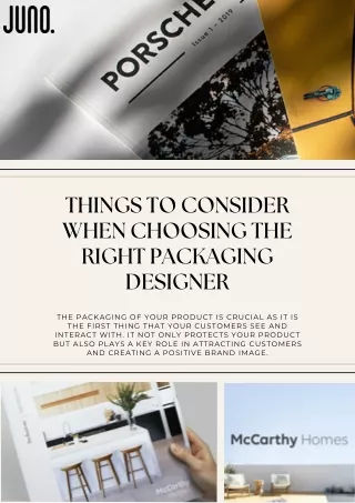 Things to Consider When Choosing the Right Packaging DesignerCompany