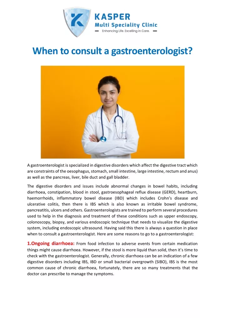 when to consult a gastroenterologist