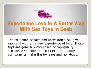 Sex Toys in Seeb- Omanpleasure