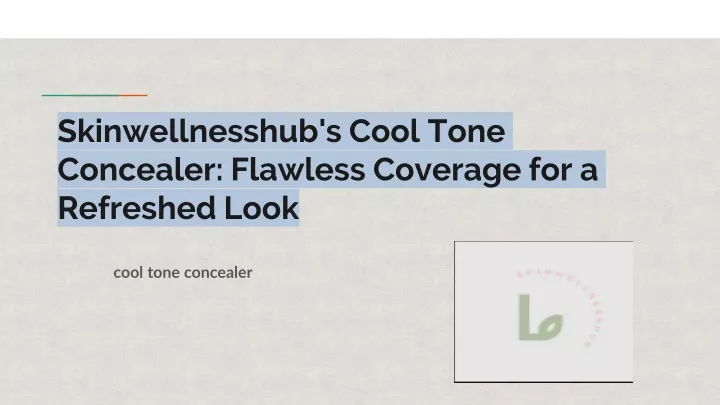 skinwellnesshub s cool tone concealer flawless coverage for a refreshed look