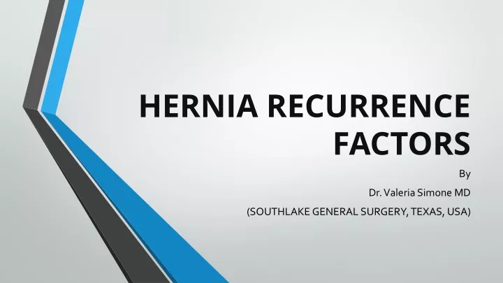 hernia recurrence