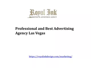 Professional and Best Advertising Agency Las Vegas
