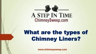 what are the types of chimney liners