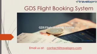 gds flight booking system