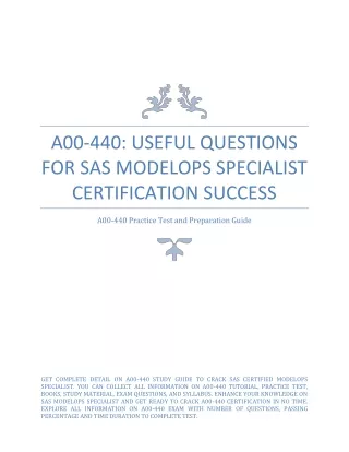 a00 440 useful questions for sas modelops