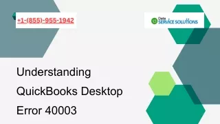 How to Fix QuickBooks Desktop Error 40003: A Step-by-Step Guide