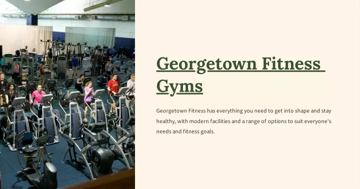 georgetown fitness gyms